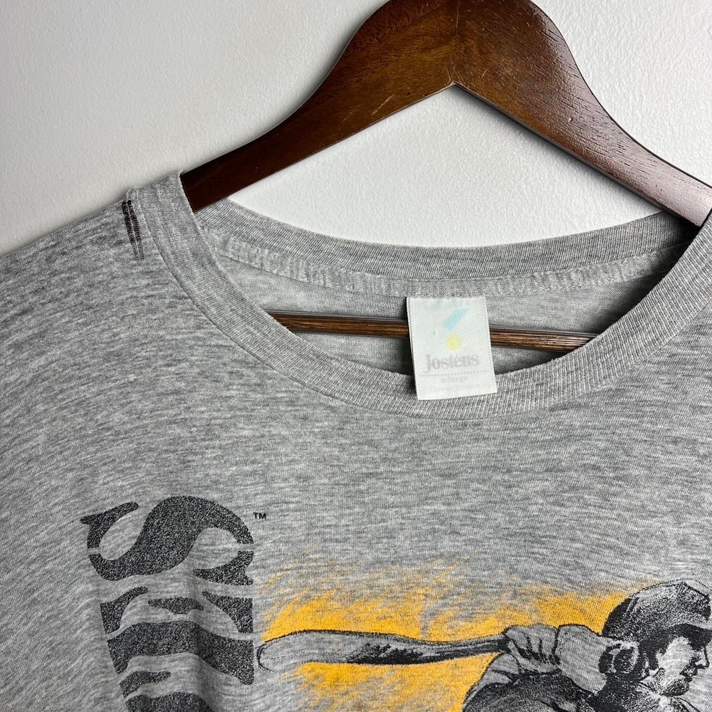 Vintage Distressed Pittsburgh Pirates Grey Graphic Tee XL - Picture 4 of 8
